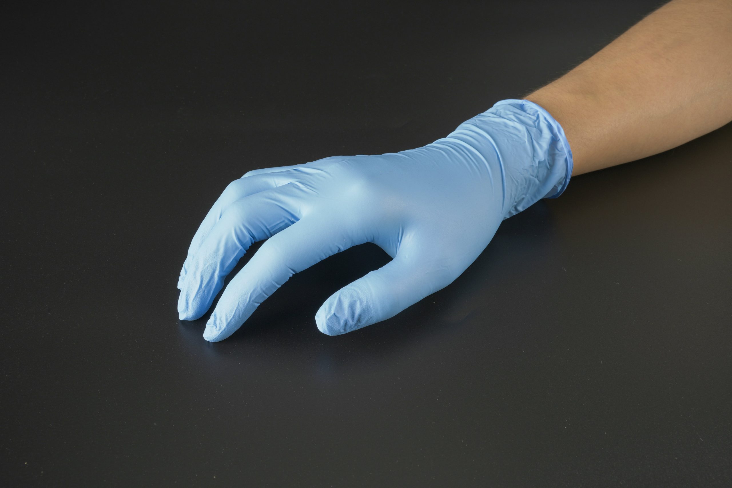 Are blue nitrile gloves food safe？