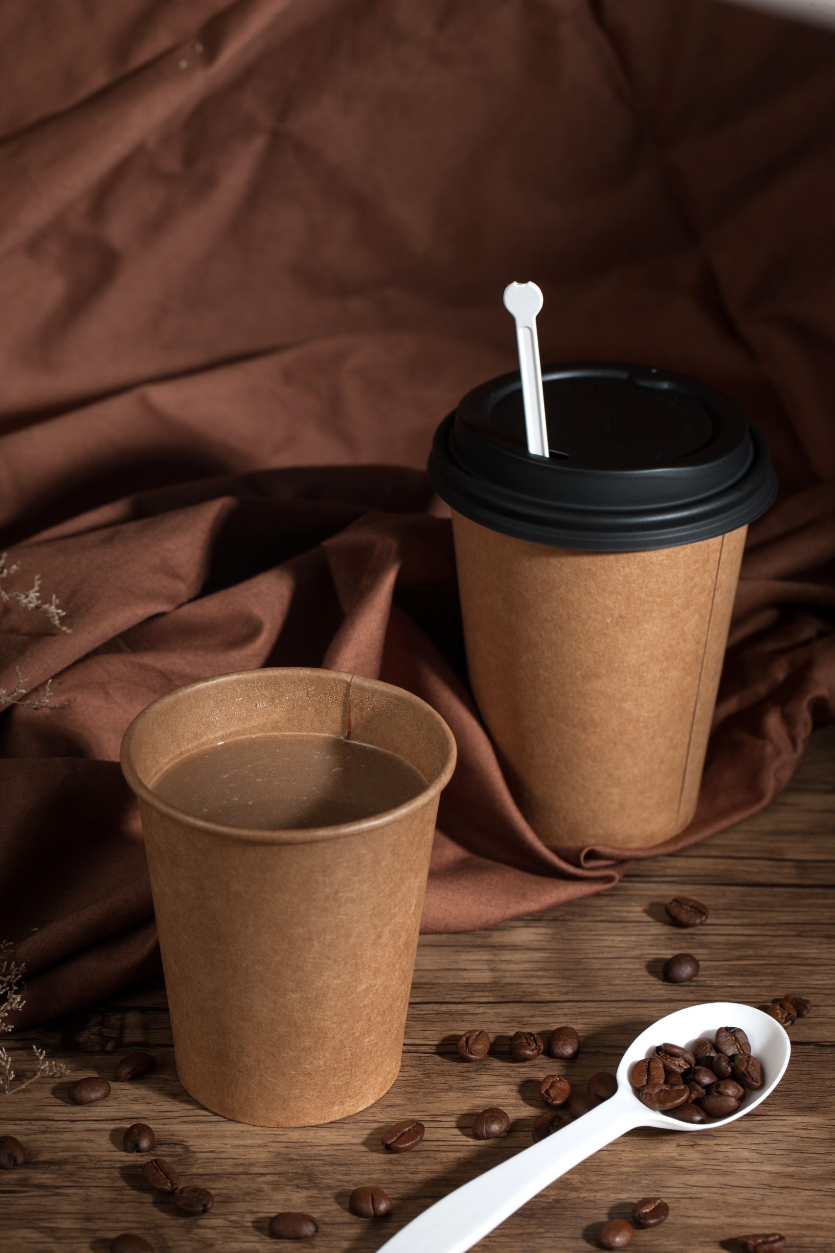 Going Green with Your Morning Coffee: An Introduction to CPLA Stirrers and Lids on PLA-Coated Unbleached Paper Cups