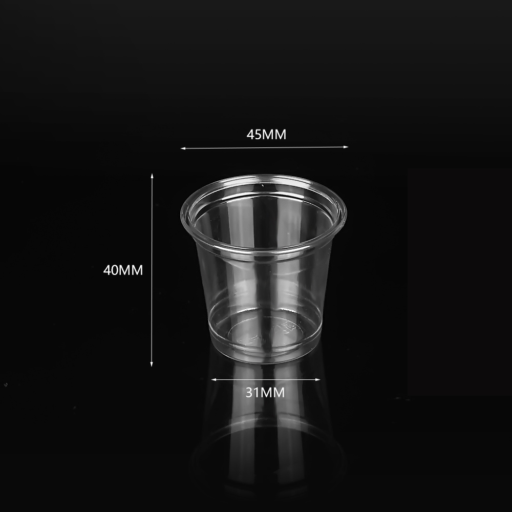 PLA Compostable Clear Portion Cups with Lids AHCOF