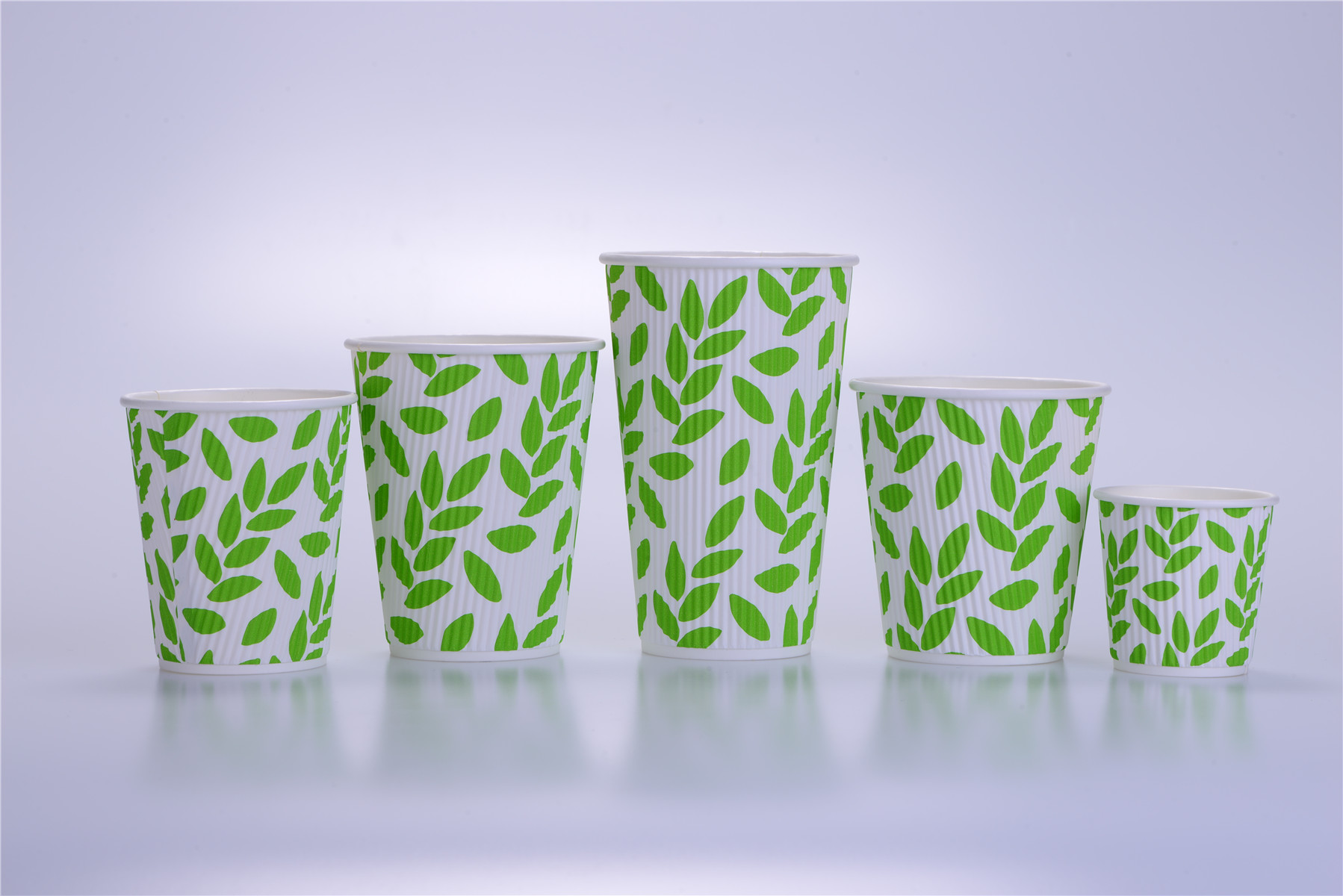 PLA Coated Ripple Wall Paper Cups AHCOF
